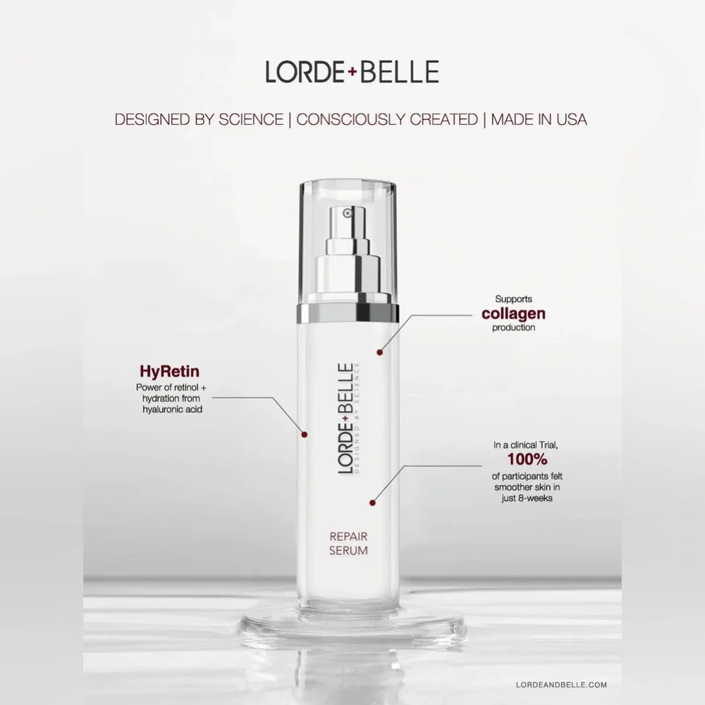 MSRP $129 LORDE + BELLE REPAIR SERUM - Picture 2 of 4